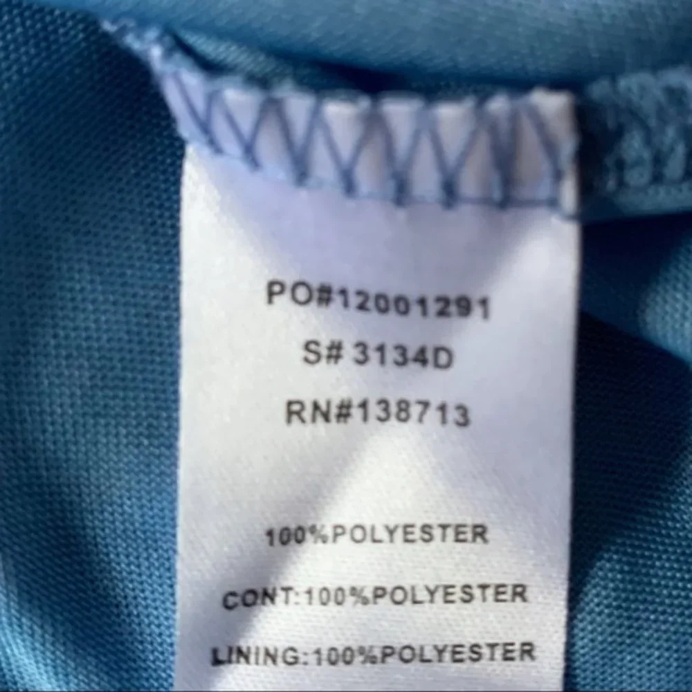 New Modcloth Doe and Rae Blue Fit & Flare Prairie Mini Dress Size M Medium NWT - Picture 5 of 5